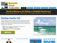 Tablet Screenshot of emeraldcoastaccessible.com